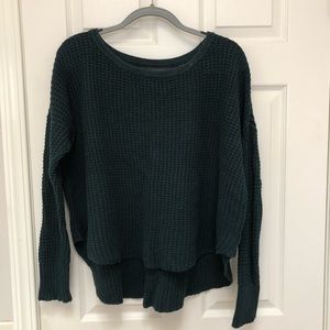 American Eagle Outfitters Knit Sweater, Green, Large